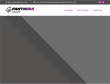 Tablet Screenshot of pantheragroup.com